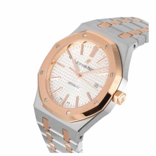 Audemars Piguet Royal Oak 15400SR.OO.1220SR.01 Fully Iced Out