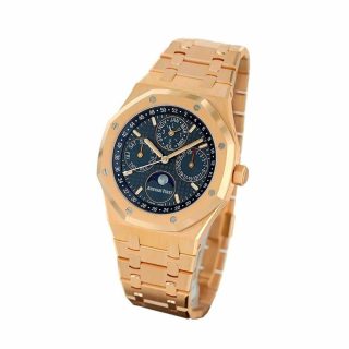 Audemars Piguet Royal Oak Chronograph 26240OR.OO.1320OR.01 Rose Gold Blue Dial
