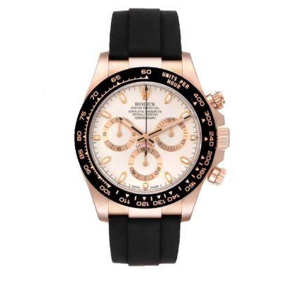 Rolex Daytona 116515LN Choco Oysterflex Rose Gold