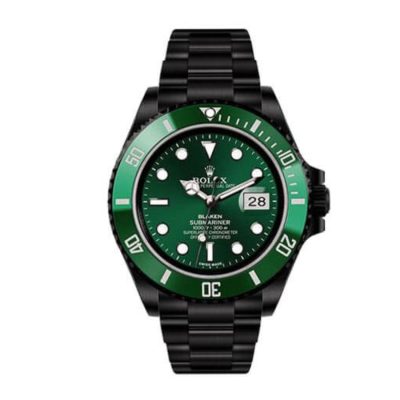 Rolex Submariner Blaken 116611N Green Dial
