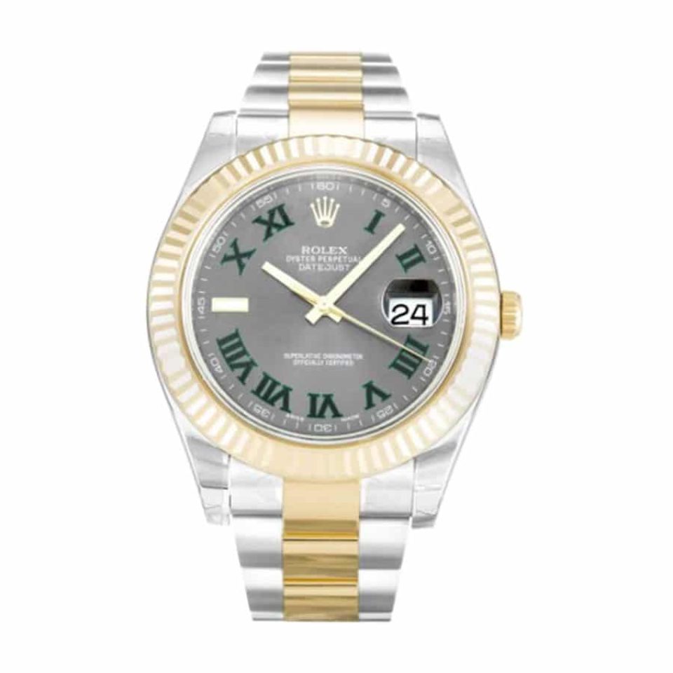 Rolex Datejust Grey Roman Dial 116333-0001
