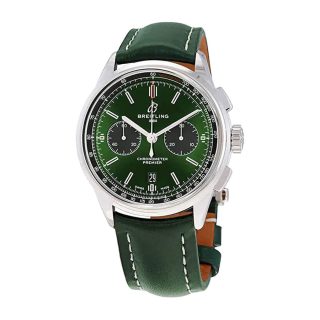 Breitling Premier B01 Chronograph AB0118A11L1X1 Green Dial
