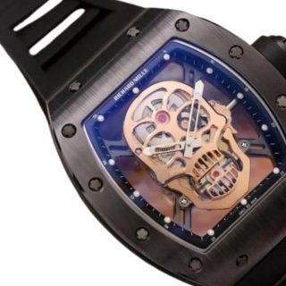Richard Mille RM 52-01 Tourbillon Skull Black Dial