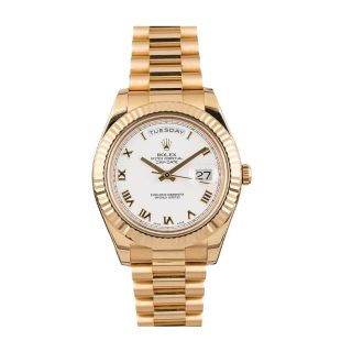 Rolex Day-Date President Rose Gold Roman Dial 118235F-0024