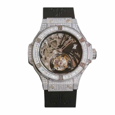 Audemars Piguet Royal Oak Openworked 411.JX.1170.RX Diamond Black Skeleton Dial