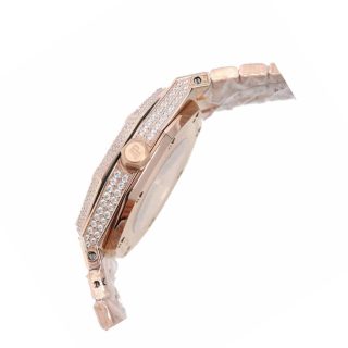Audemars Piguet Royal Oak AP160SF296 "Iced Out Rose Gold" Top Grade Replica