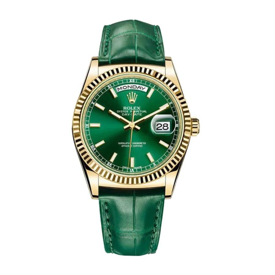 Rolex Day-Date 118138-0003 Green Dial