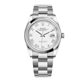 Rolex Datejust 126200 White Dial Smooth Bezel