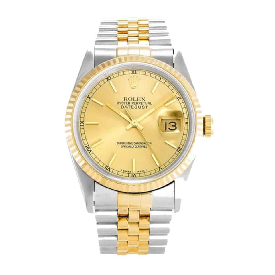 Rolex Datejust Champagne Dial 116233 Jubilee