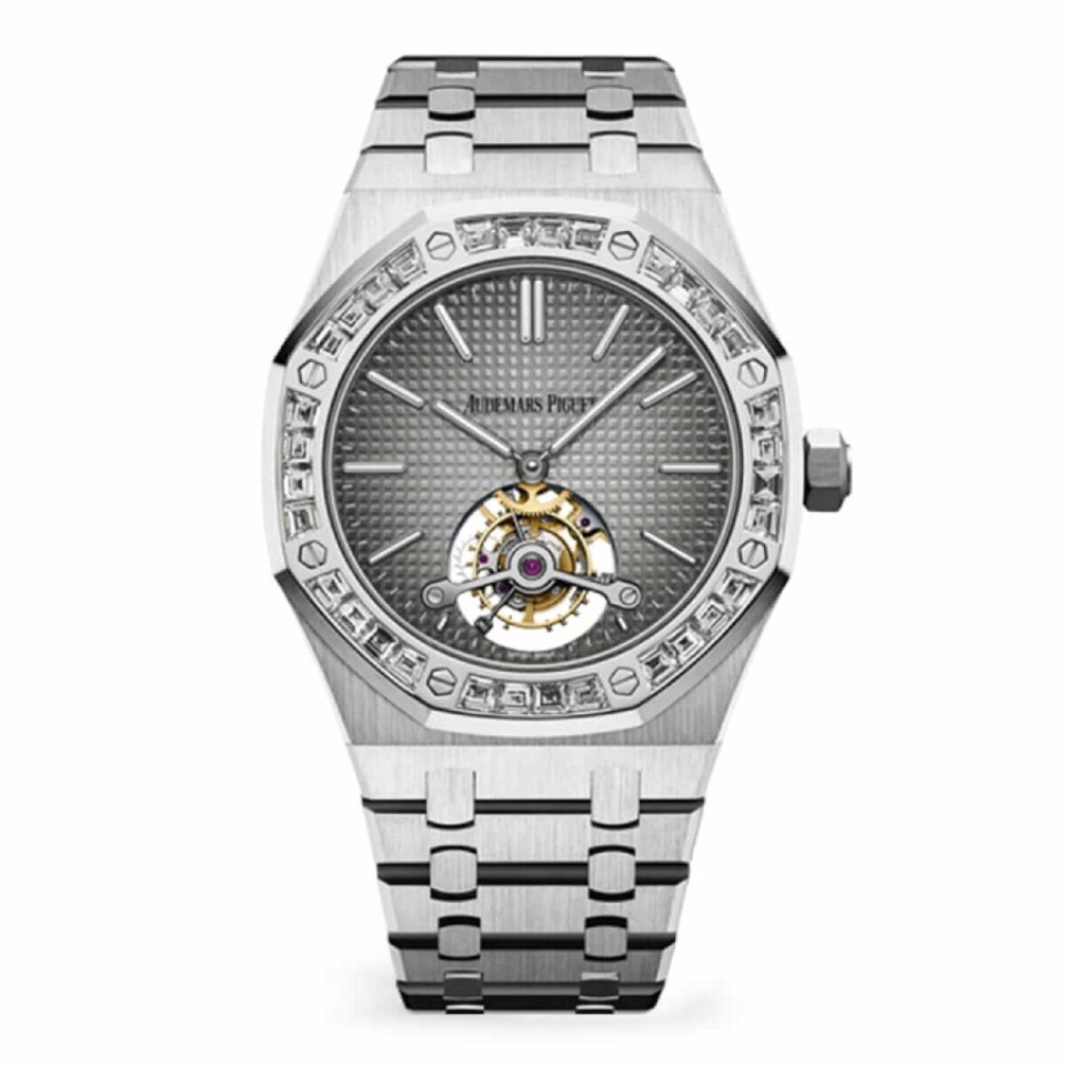 Audemars Piguet Royal Oak Tourbillon Extra-Thin 26510PT.OO.1220PT.01 Platinum Diamond Extra Plat