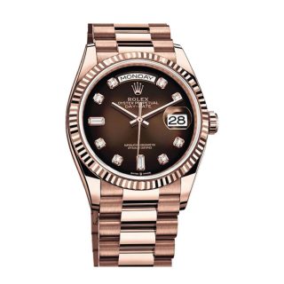 Rolex Day-Date 128235 Brown Ombre Dial
