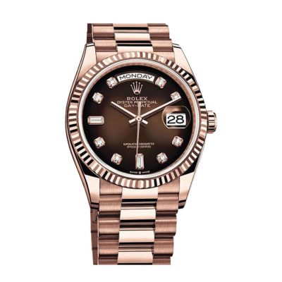 Rolex Day-Date 128235 Brown Ombre Dial