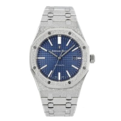 Audemars Piguet Royal Oak 67653BC.GG.1263BC.02 Frosted  Blue Dial