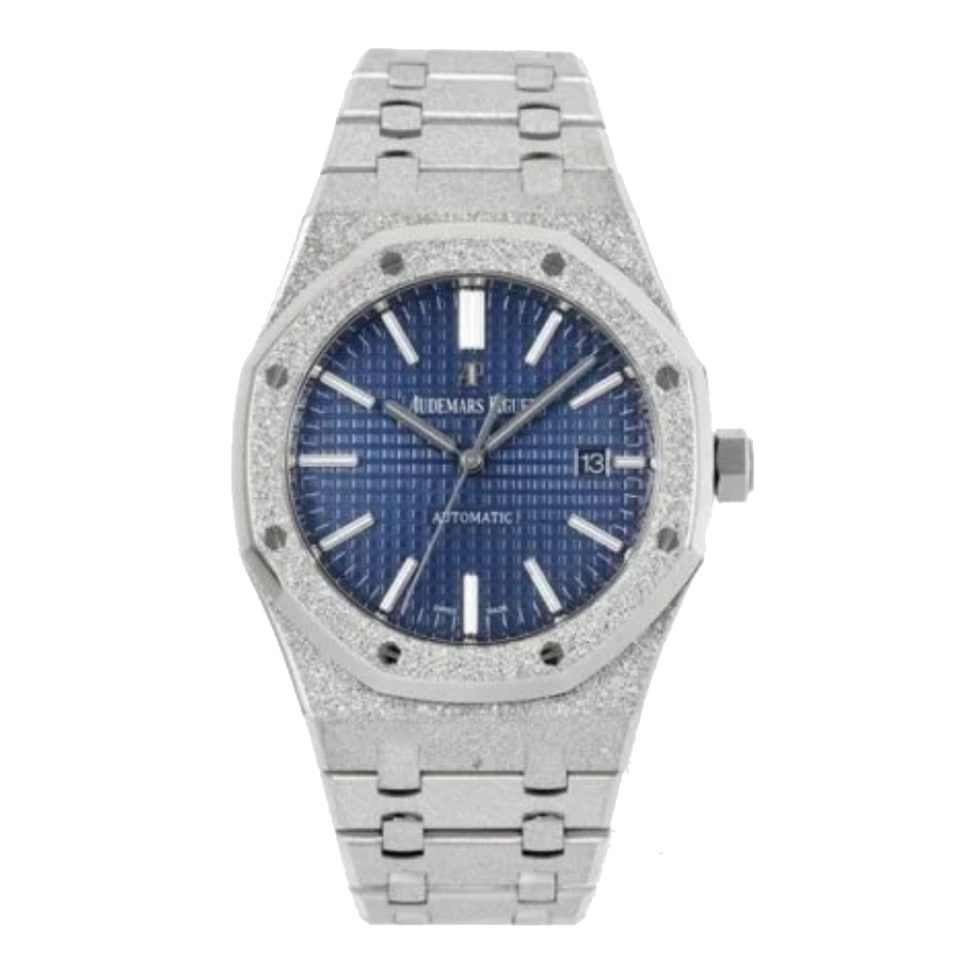 Audemars Piguet Royal Oak 67653BC.GG.1263BC.02 Frosted  Blue Dial