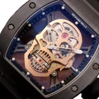 Richard Mille RM 52-01 Tourbillon Skull Black Dial