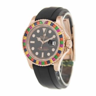 Rolex Yacht-Master 40 116655 Everose Gold Rainbow Bezel