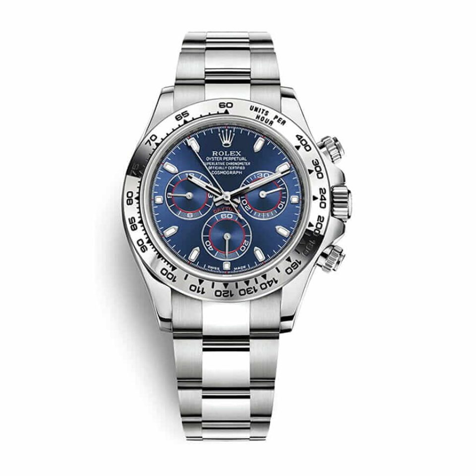 Rolex Daytona Cosmograph 116509 White Gold Blue Dial
